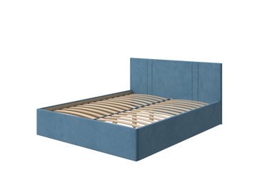 Кровать 2-х спальная Helix Plus 180х200, Велюр (Monopoly Прованский синий (792)) в Курске