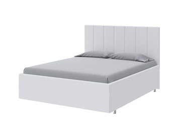 Двуспальная кровать Modern Large 140х200, Экокожа (Белый) в Курске