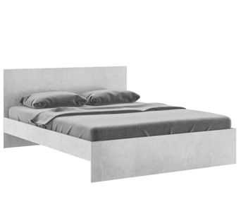 Спальная кровать Осло М14 с настилами Лайт (Цемент светлый) в Курске