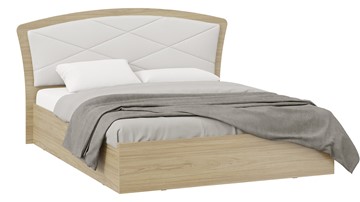 Двуспальная кровать с подъемным механизмом Сэнди Тип 1 без заглушины (Вяз благородный/Белый) в Курске