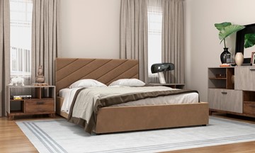Кровать 2-спальная Юта 160х200 (вариант 3) с основанием в Курске