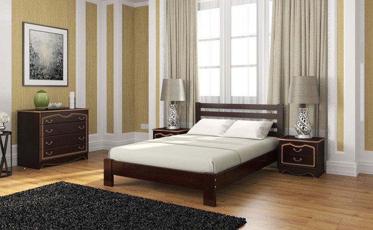 Кровать 2-спальная Вероника (Белый Античный) 160х200 в Курске - изображение 4