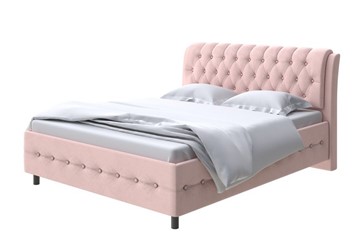 Кровать двуспальная Como (Veda) 4 180х200, Велюр (Ultra Розовый мусс) в Курске