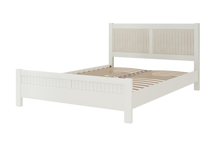 Кровать 2-спальная Фрида (белый античный) 160х200 в Курске - изображение 1