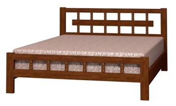 Спальная кровать Натали-5 (Орех) 160х200 в Курске