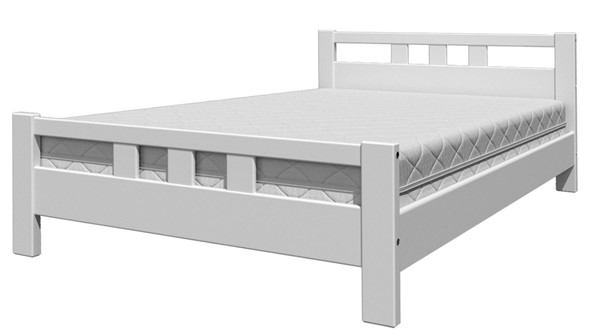 Кровать Вероника-2 (Белый Античный) 140х200 в Курске - изображение