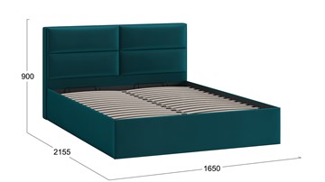 Кровать с механизмом Глосс Тип 1 (Велюр Confetti Izumrud) в Курске - предосмотр 1