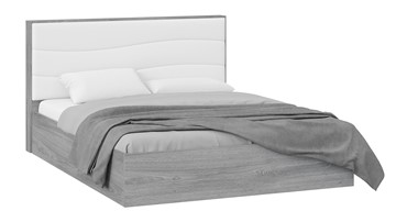 Кровать с механизмом Миранда тип 1 (Дуб Гамильтон/Белый глянец) в Курске