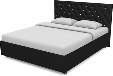 Кровать 2-х спальная Флоренция-А 1600 с основанием (Nitro Black) в Курске
