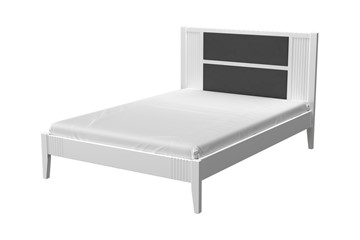 Кровать полутороспальная Бетти из массива сосны (Белый Античный) 140х200 в Курске