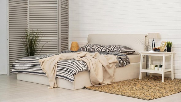 Кровать полутороспальная Керри 1400х2000 с подъёмным механизмом в Курске - изображение