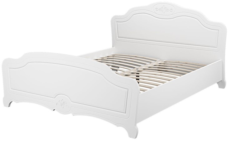 Кровать 1.5-спальная Лотос (Белый) 140х200 в Курске - изображение 1