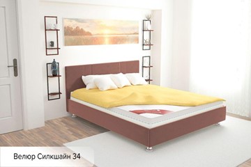 Полутороспальная кровать Вена 140х200 (с основанием) в Курске - предосмотр 1
