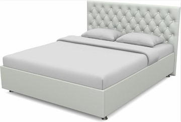 Кровать 2-х спальная Флоренция-А 1600 с основанием (Nitro White) в Курске