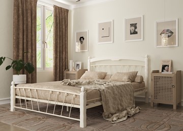 Кровать полутороспальная Муза 1, 1400, белый в Курске