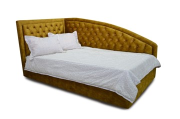 Угловая кровать с низкими ножками Грета 104х215 см в Курске