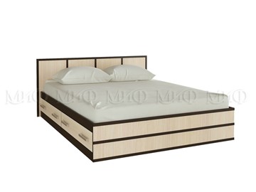 Кровать полутороспальная Сакура 1400 с ящиками в Курске