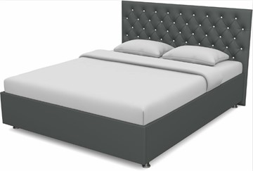 Спальная кровать Флоренция-А 1400 с основанием (Nitro Grey) в Курске
