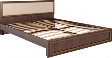 Кровать Беатрис М10 с мягким изголовьем (Орех Гепланкт) в Курске