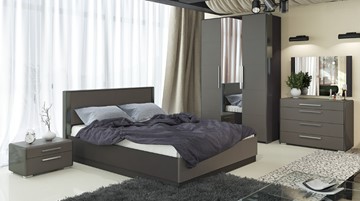 Модульная спальня Наоми №2, цвет Фон серый, Джут в Курске