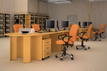 Офисный комплект мебели Классик рабочее место для опенспэйса (фрифло) в Курске
