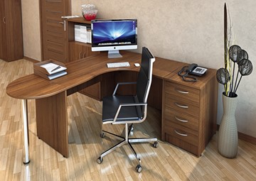 Комплект офисной мебели Riva, Орех в Курске