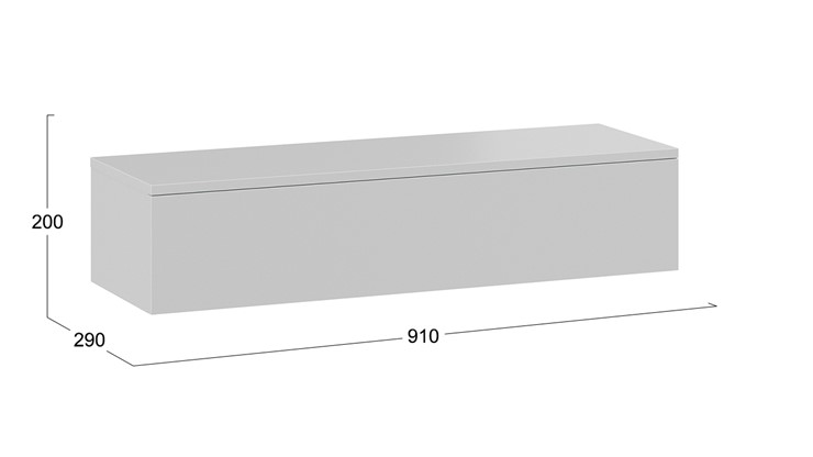 Навесная тумба Тип 2 (Белый Ясень) в Курске - изображение 6