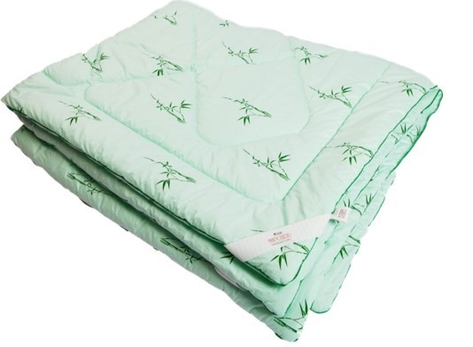 Стеганое одеяло Бамбук, всесезонное п/э вакуум в Курске - изображение