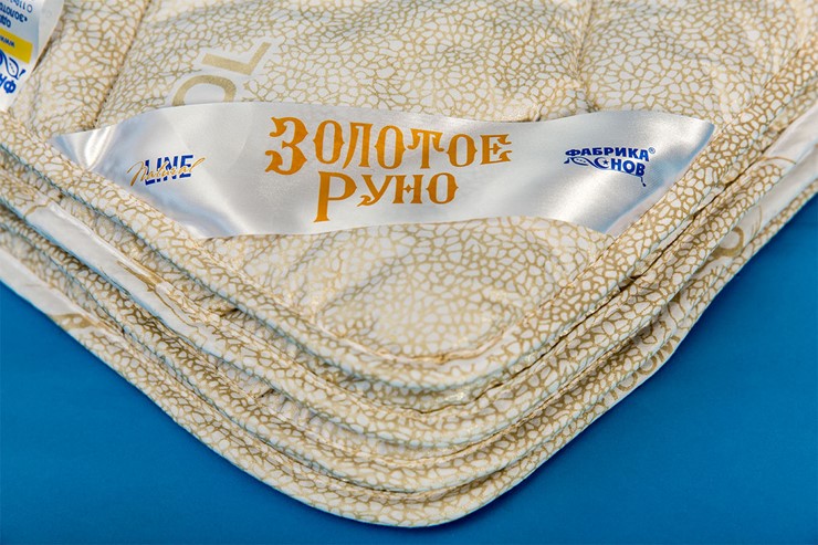 Одеяло всесезонное полутороспальное Золотое Руно в Курске - изображение 1