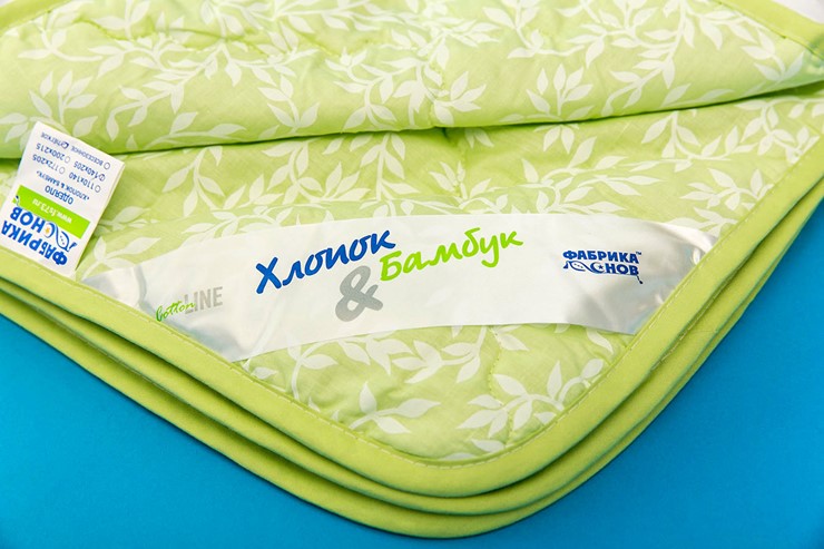 Одеяло лёгкое полутороспальное Хлопок & Бамбук в Курске - изображение 1