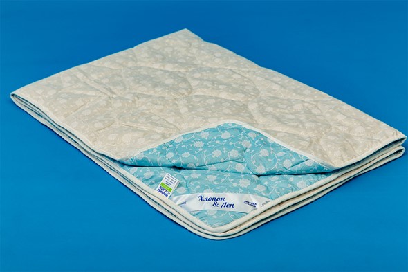 Одеяло легкое двуспальное Хлопок &  Лен в Курске - изображение