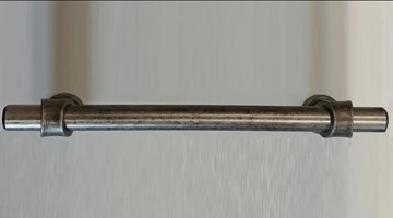 Ручка-скоба (128 мм), античное серебро Прованс в Курске