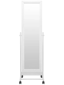 Напольное зеркало в спальню BeautyStyle 27 (135х42,5см) Белое в Курске - предосмотр 1