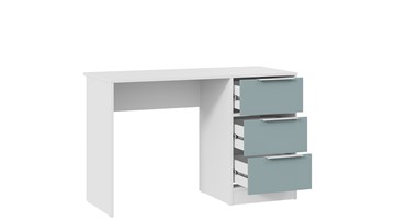 Письменный стол Марли Тип 1 (Белый/Серо-голубой) в Курске - предосмотр 3
