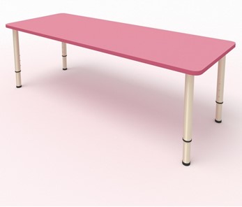 Детский стол 2-местный  (по одну сторону столешн.) СДО-2 (0-3) розовый в Курске