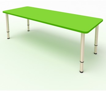 Стол для детей 2-местный  (по одну сторону столешн.) СДО-2 (0-3) зеленый в Курске