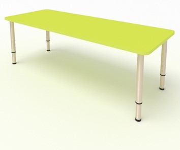 Детский стол 2-местный  (по одну сторону столешн.) СДО-3 (0-3) желтый в Курске