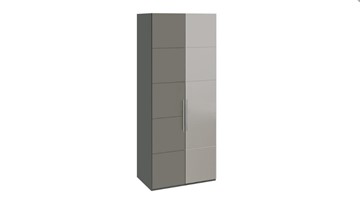Шкаф Наоми с 1 зеркальной правой дверью, цвет Фон серый, Джут СМ-208.07.04 R в Курске