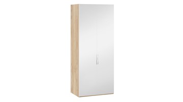 Шкаф для одежды Эмбер СМ-348.07.004 (Яблоня Беллуно/Белый глянец) в Курске
