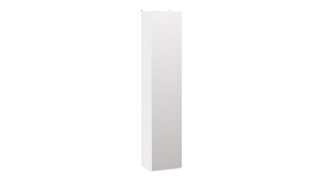 Шкаф для белья с 1 зеркальной дверью Порто (366) СМ-393.07.212 (Белый жемчуг/Белый жемчуг) в Курске