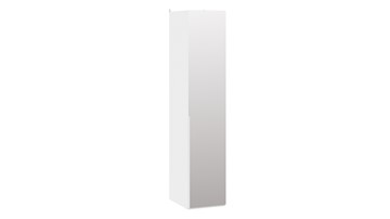 Шкаф с 1 зеркальной дверью Порто (580) СМ-393.07.002 (Белый жемчуг/Белый жемчуг) в Курске