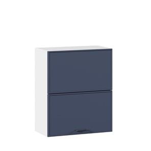 Горизонтальный кухонный шкаф 600 комбинированный Индиго ЛД 298.970.000.125, Белый/Тёмно-синий в Курске
