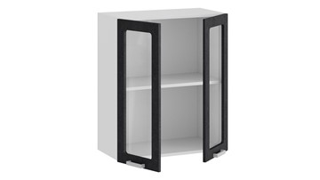 Навесной кухонный шкаф Гранита 1В6С (Белый/Бетон графит) в Курске - предосмотр 1