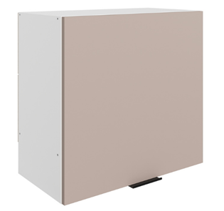 Навесной кухонный шкаф Стоун L600 Н566 (1 дв. гл.) (белый/грей софттач) в Курске