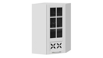 Кухонный угловой шкаф Скай ВУ45_96-(40)_1ДРДс(R) (Белоснежный софт) в Курске