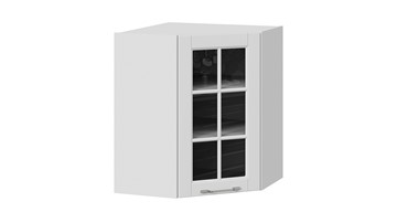 Кухонный угловой шкаф Скай ВУ45_72-(40)_1ДРс (Белоснежный софт) в Курске