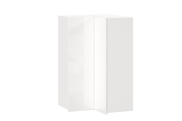 Шкаф кухонный угловой высокий Шервуд, ЛД 281.570.000.170, белый/белый глянец в Курске