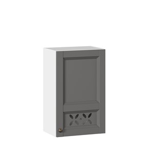 Кухонный навесной шкаф Амели-3 450 ЛД 299.330.000.027, Белый/Оникс серый в Курске