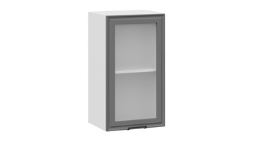 Кухонный шкаф Белладжио 1В4С (Белый, Софт графит) в Курске - предосмотр