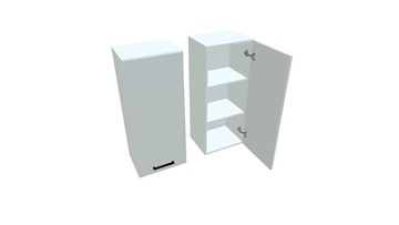 Кухонный шкаф В9 40, Белое гладкое Ламарти/Белый в Курске